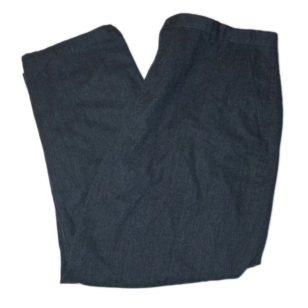 David Taylor Mens Gray Dress Pants 38x30